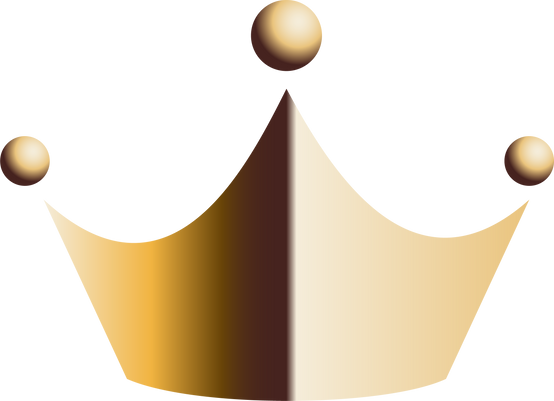 VIP crown with gold
